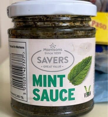 Savers mint sauce