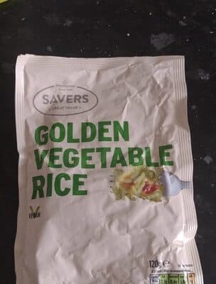 Golden vegetable rice