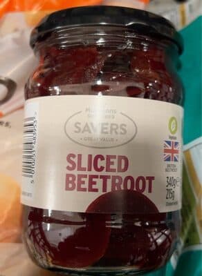 Slices beetroot