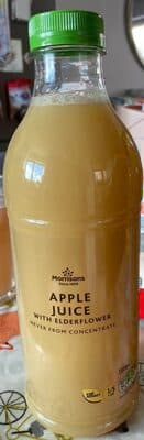 Apple juice with elderflower