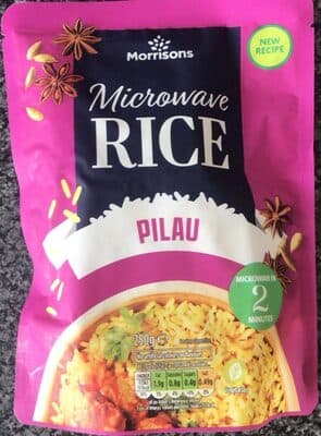 Morrisons microwave pilau rice