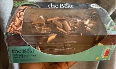 Morrisons the Best HAND ROLLED CHOCOLATE FUDGE YULE LOG