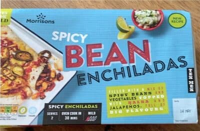 Spicy Bean Enchiladas