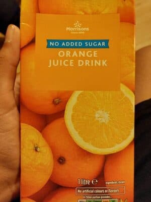 Orange juice drink