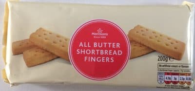 All Butter Shortbread Fingers