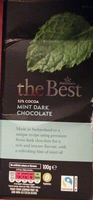 The Best Cocoa Mint Dark Chocolate
