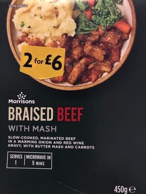Braised Beef With Mash