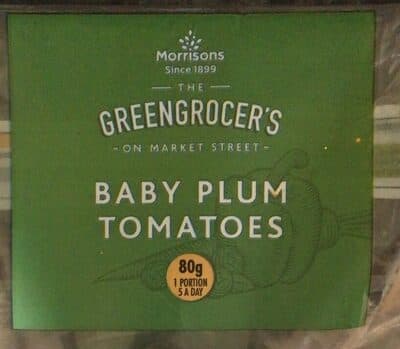 Baby plum tomatoes