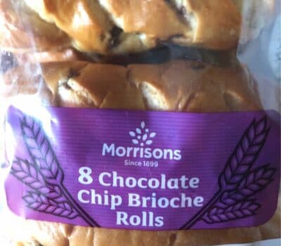 Chocolate Chip Brioche Rolls