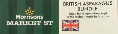 British Asparagus bundle