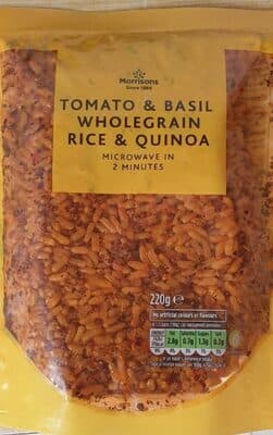 Tomato and Basil Wholegrain Rice and Quinoa