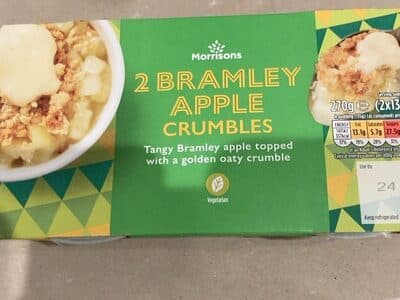 Bramley Apple Crumble