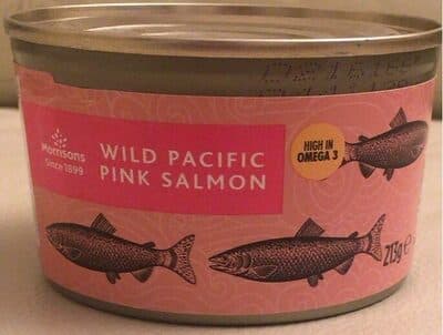 Wild pacific pink salmon