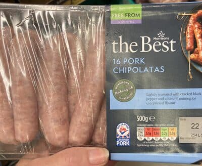 Pork Chipolatas