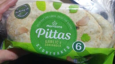 Pitta Garlic and Coriander