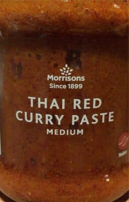 Thai ted curry paste
