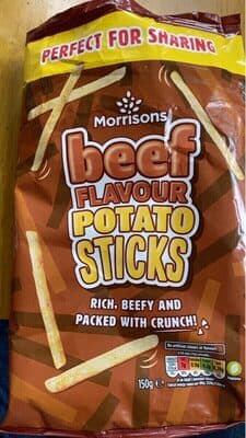 Morrisons beef flavour potato sticks