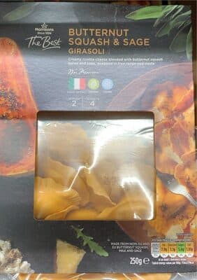 Butternut squash and sage Girasoli
