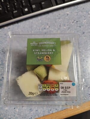 Kiwi, Melon and Strawberry