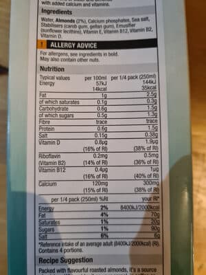 Unsweetened Almond Milk