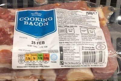 Morrisons Cooking Bacon
