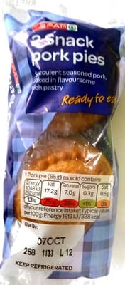 Snack Pork Pies