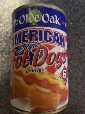 American Style Hot Dogs in Brine