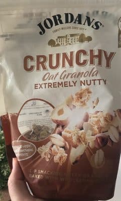 Crunchy oat granola extremely nutty