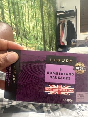 Luxury Cumberland sausages