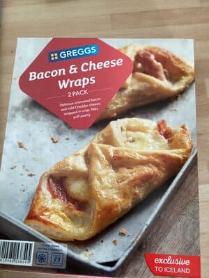 Greggs Bacon & Cheese Wrap