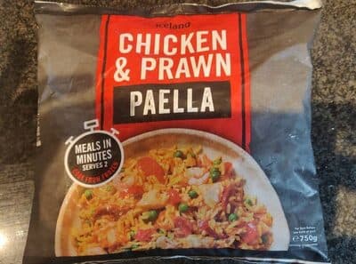 Iceland Chicken and Prawn Paella