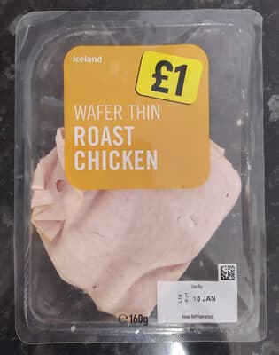 Wafer thin Roast chicken