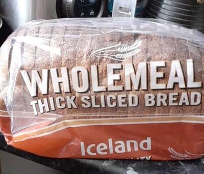 Wholemeal thick sliced bread