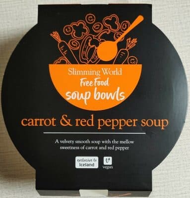 Carrot & red pepper soup