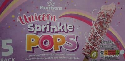Unicorn sprinkle pops