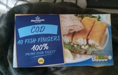 Cod fish fingers