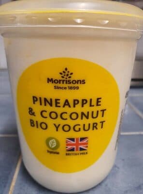 Pineapple & Coconut Bio Yogourt
