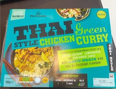 Thai green chicken curry