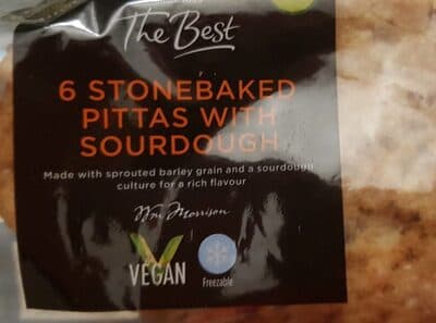 Stonebaked pittas with sourdough