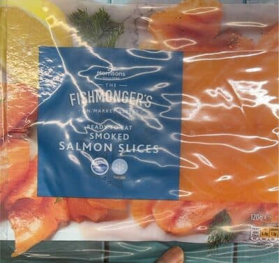 Salmon slices
