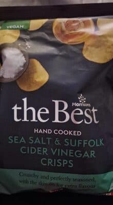 Sea salt and cider vinegar crisp