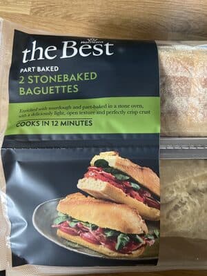 the best part baked stone baked baguettes