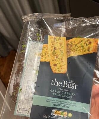 Garlic Ciabatta Breadsticks