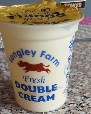 Fresh double cream