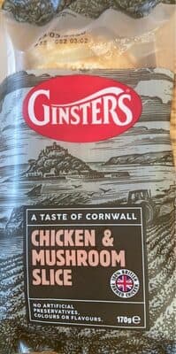 Ginster's Chicken and Mushroom Slice