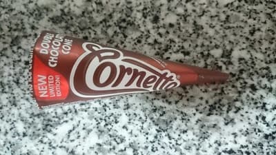 Double chocolate cone