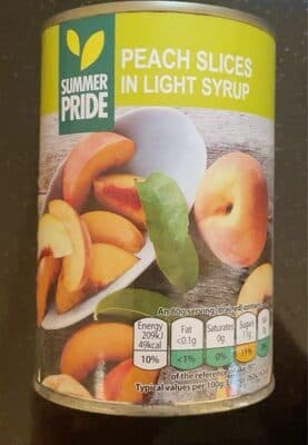 Peach Slices in Light Syrup
