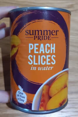 Peach Slices in Water