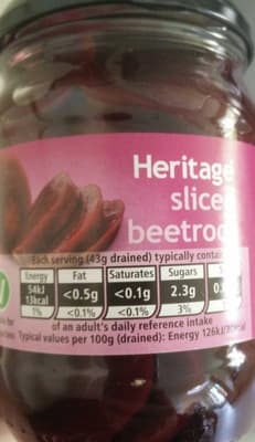 Sliced Beetroot