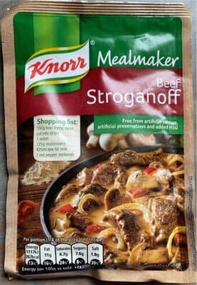 Mealmaker Beef Stroganoff